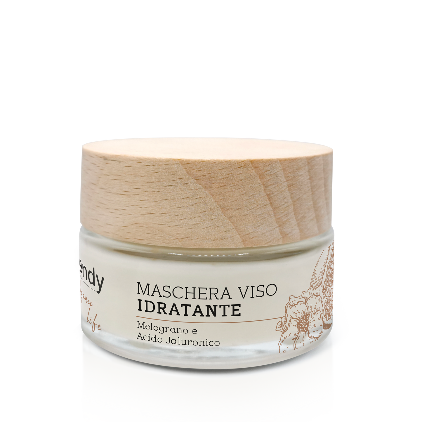 Maschera viso purificante idratante